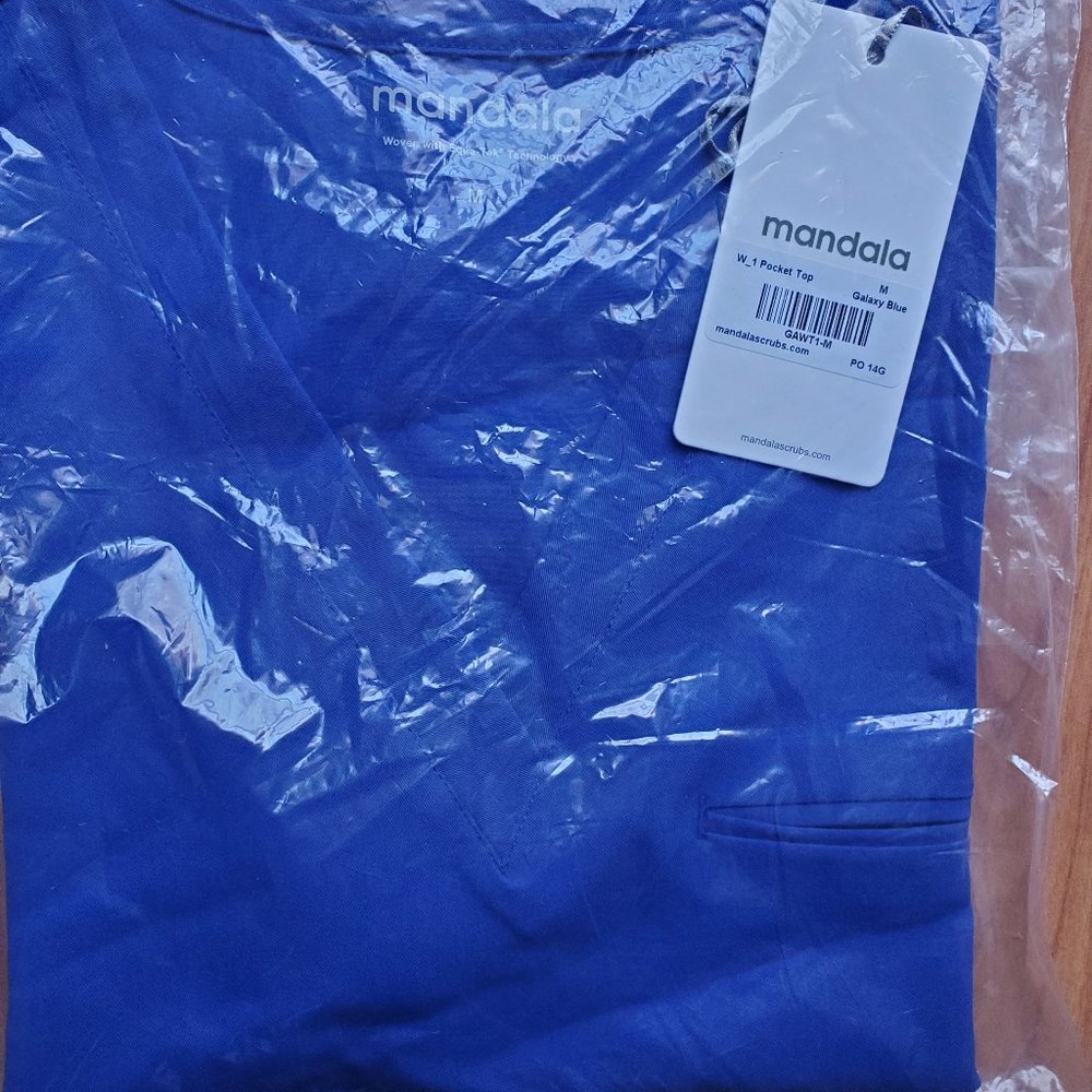 Mandala Galaxy Blue Top